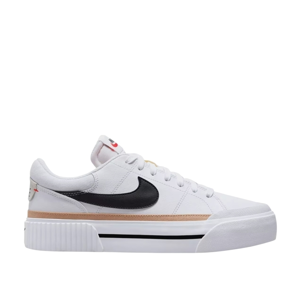 Nike Men's Court Legany Nn White and Black Sneakers Size12